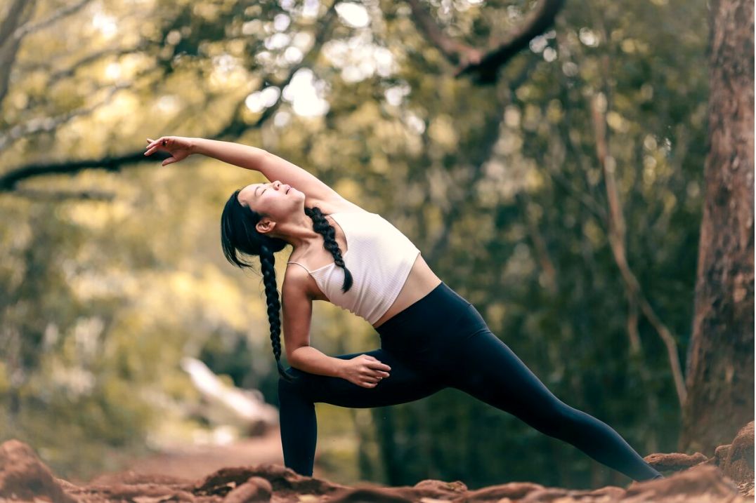 Vinyasa posture crop